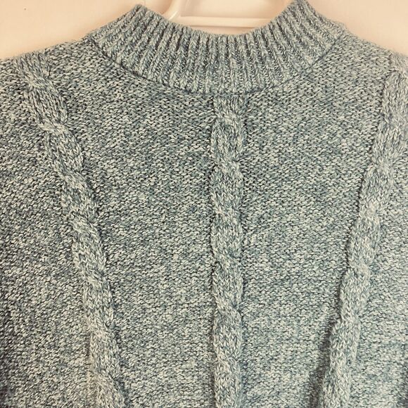 Partners Pullover Sweater Women's Large Heather Blue Outdooors Utility - Picture 2 of 7